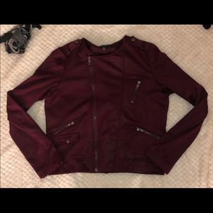 Burgundy jacket